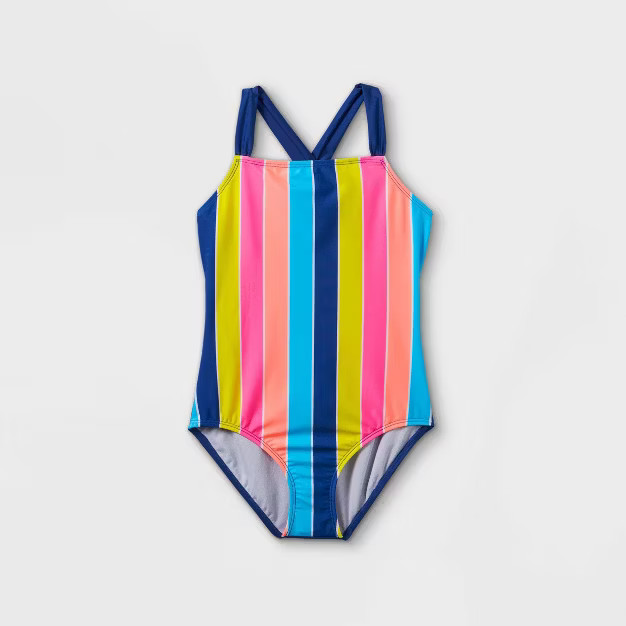 Girls' One Piece Swimsuit - Cat & Jack™ | Target