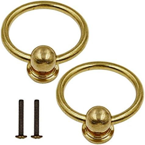 Brand LC Lictop 1.92” Dia Brass Antique Ring Pull  | Amazon (US)