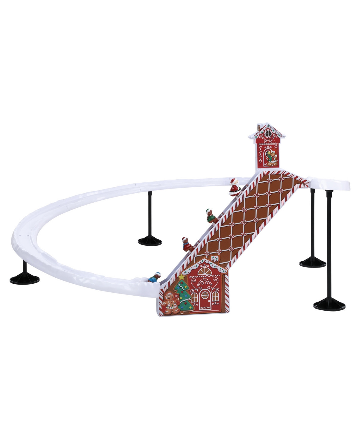Mr. Christmas Animated Gingerbread Ski Slope - Brown | Macy's
