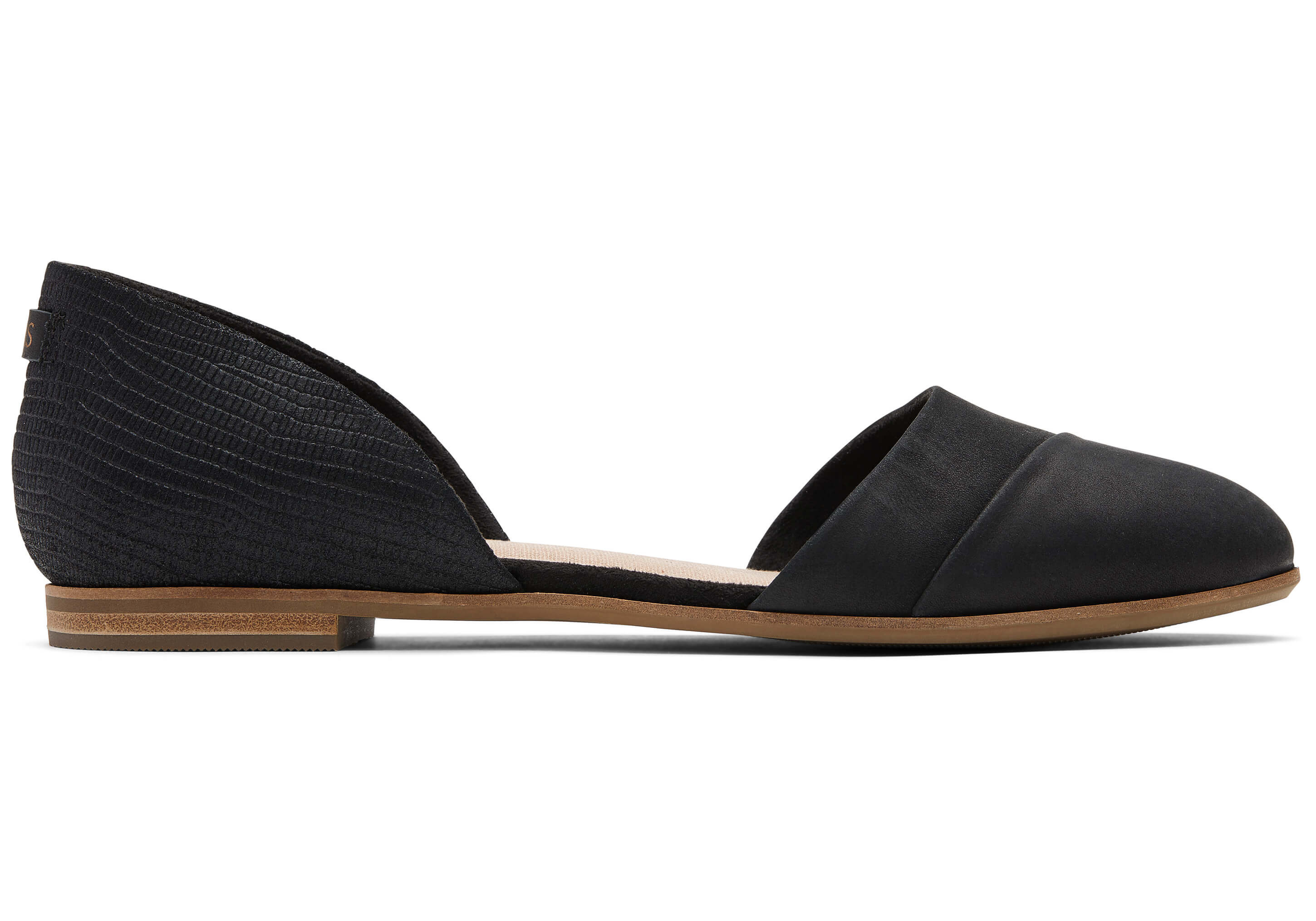 Julie D'Orsay Black Leather Ortholite | TOMS | TOMS (US)