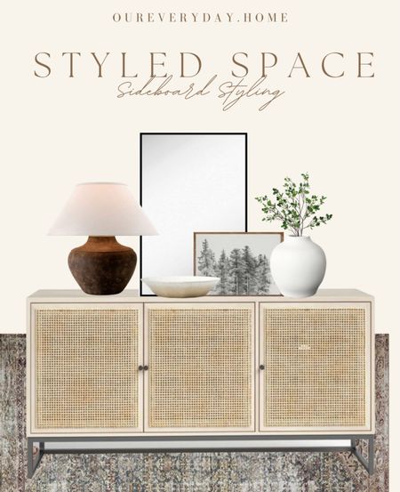 Styled sideboard console 

home office
oureveryday.home
tv console table
tv stand
dining table 
sectional sofa
light fixtures
living room decor
dining room
amazon home finds
wall art
Home decor

#LTKsalealert #LTKhome #LTKunder50