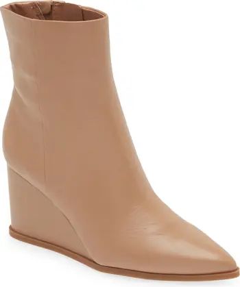 Prince Pointed Toe Wedge Bootie (Women) | Nordstrom