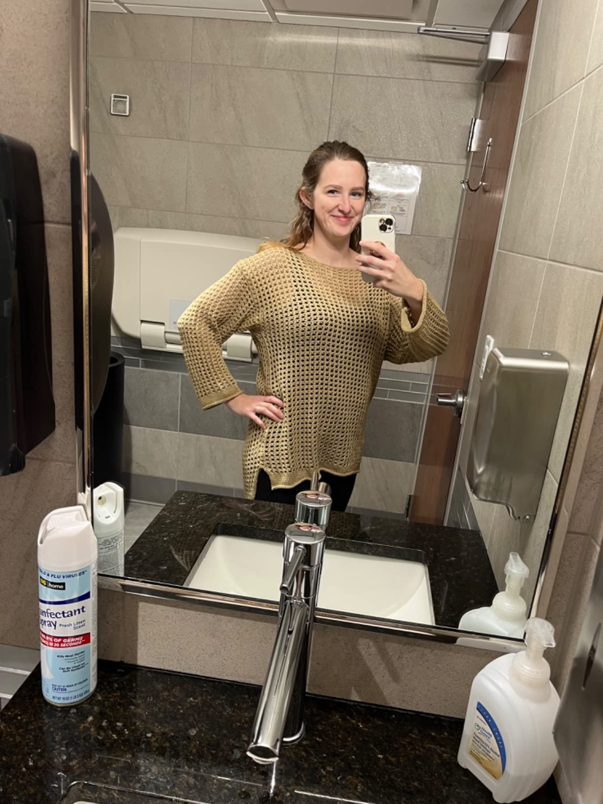 Women Crochet Cover Up Hollow Out Long Sleeve Bathing Suit Swimsuit Cover Up Tops | Amazon (US)