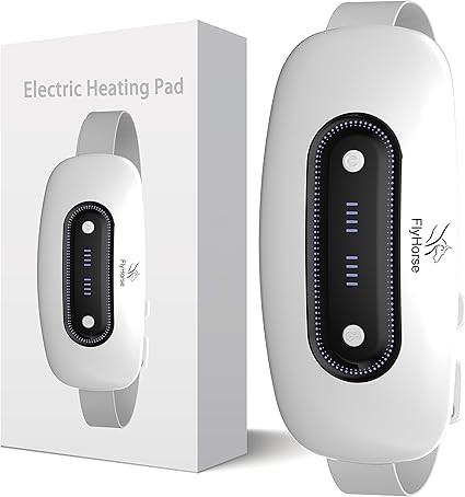 Electric Heating Pad,Portable Cordless Menstrual Heating Pad with 4 Heat Levels and 4 Massage Mod... | Amazon (US)