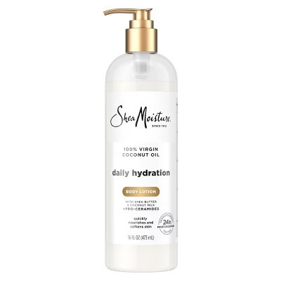 SheaMoisture Virgin Coconut Oil Body Lotion - 16 fl oz: Paraben-Free, For Dry Skin, Moisturizing Squeeze Bottle | Target