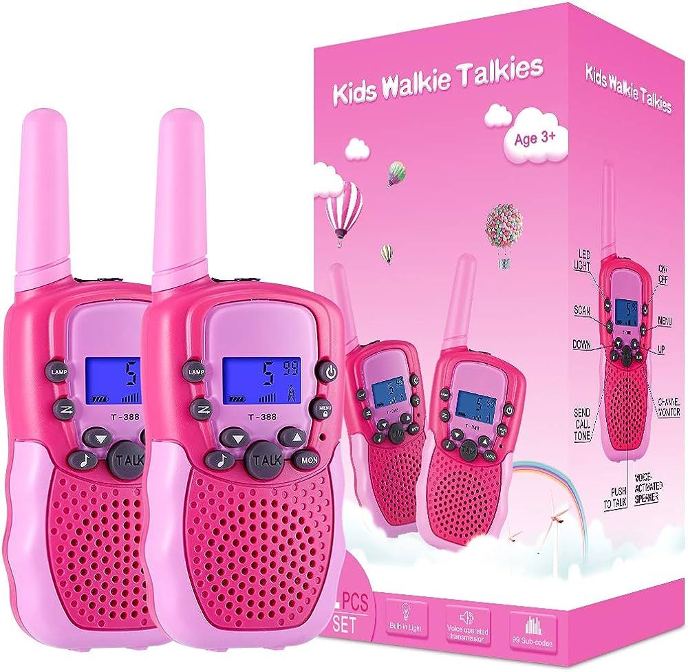 Selieve Toys for 3-12 Year Old Girls Boys, Walkie Talkies for Kids 22 Channels 2 Way Radio Toy wi... | Amazon (US)