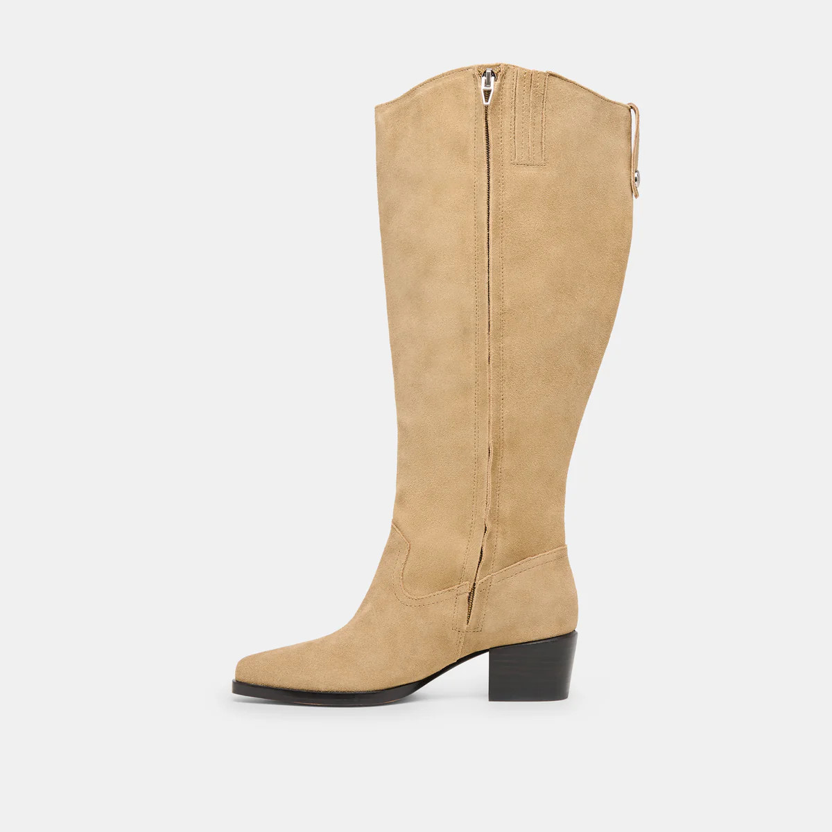 Virona H2O Dk Taupe Suede Extra Wide Calf Boots | Dolce Vita | DolceVita.com