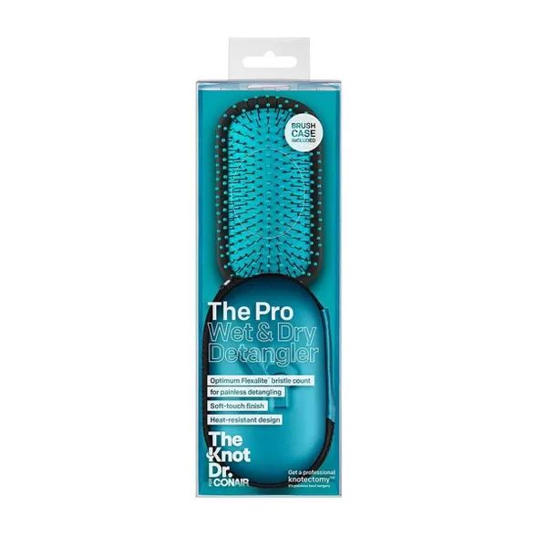 The Knot Dr. for Conair Pro Detangling Hair Brush with Case | Target