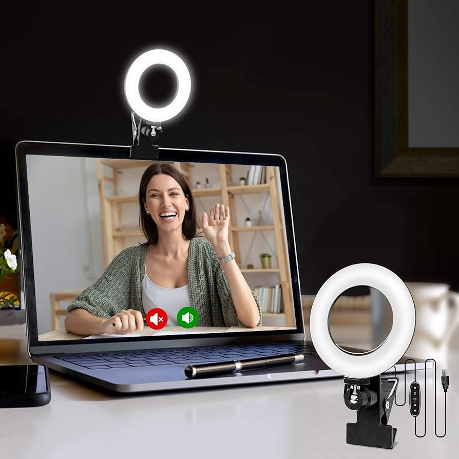 Cyezcor Video Conference Lighting Kit, Ring Light for Monitor Clip On,for Remote Working, Distanc... | Amazon (CA)