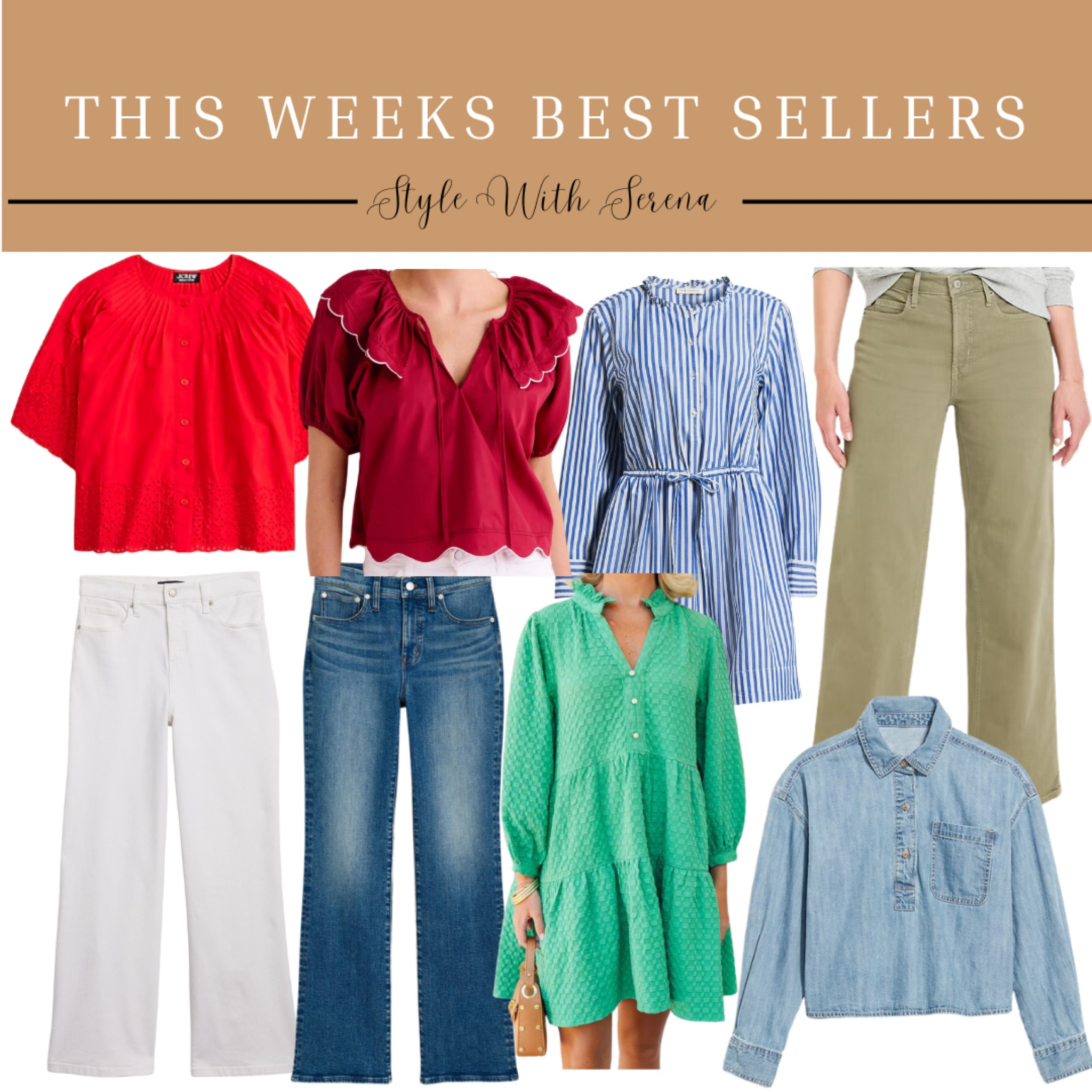 This weeks best sellers, best sellers, blouse, denim, jeans, dress, Walmart finds, summer outfit 

#LTKStyleTip #LTKOver40 #LTKFindsUnder100