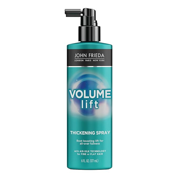 John Frieda Volume Lift Thickening Spray for Natural Fullness, 6 Ounces, Fine or Flat Hair Root Boos | Amazon (US)