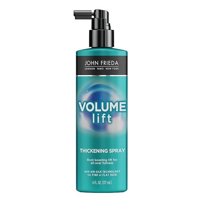 John Frieda Volume Lift Thickening Spray for Natural Fullness, 6 Ounces, Fine or Flat Hair Root Boos | Amazon (US)