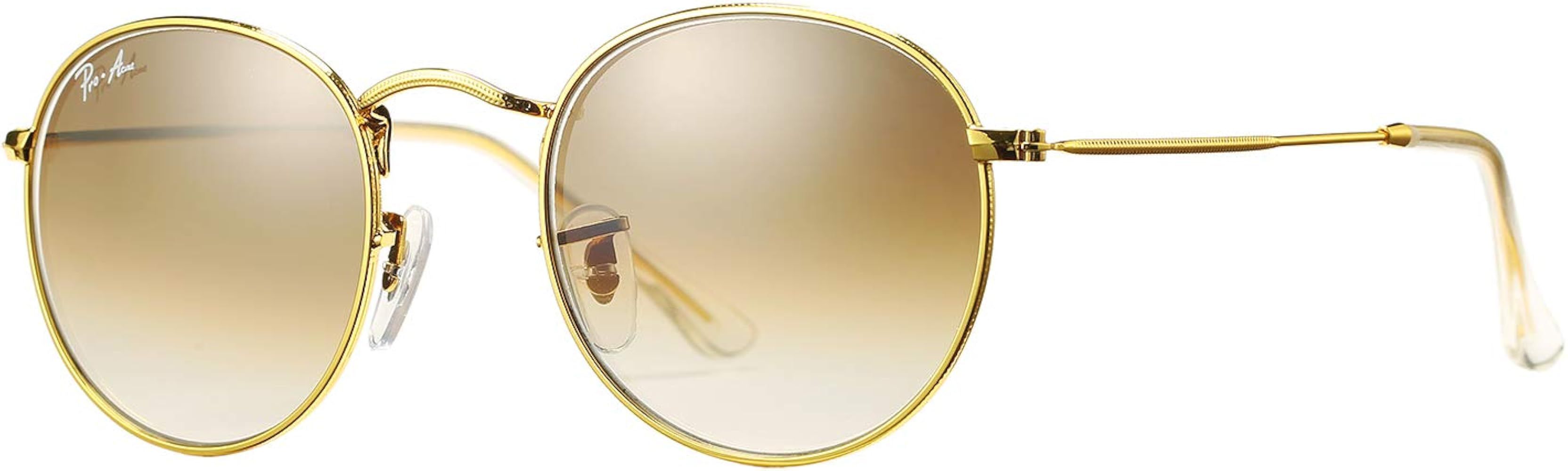 Pro Acme Small Round Sunglasses for Women Men Classic Retro Circle Metal SunGlasses Non-Polarized... | Amazon (US)