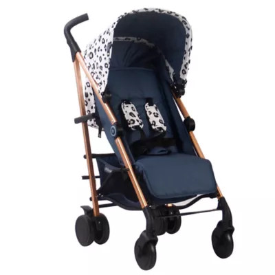 Your Babiie MAWMA By Snooki Corinthia Lightweight Stroller in Rose Gold and Leopard | Bed Bath & Beyond