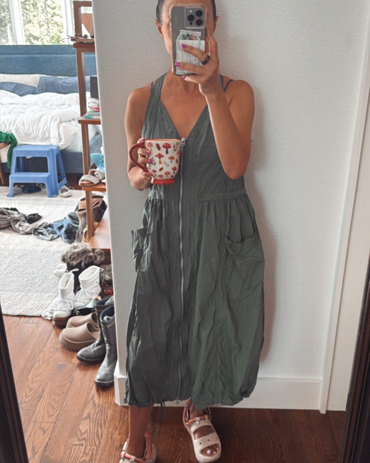 Full construction remodel and summer and chaos going on over here. Excited to hopefully show the progress and mess along the way 🤪

Cozy Anthro dress and loving my festival choker xscape crocs which are sold out but adding my second fav style below 

#LTKPetite #LTKSummerEdit #LTKOver40