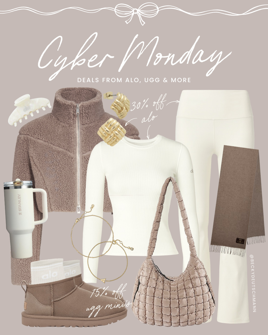 Shop the last-minute Cyber Monday deals and save BIG on ALO, UGG, Aritzia, Mejuri and so many more. These are the final hours, don’t miss it 🤍

cyber monday. cyber monday deals. sale. alo sale. athleisure. winter outfit. winter fashion. 

 

#LTKcanada #LTKwinter #LTKsale