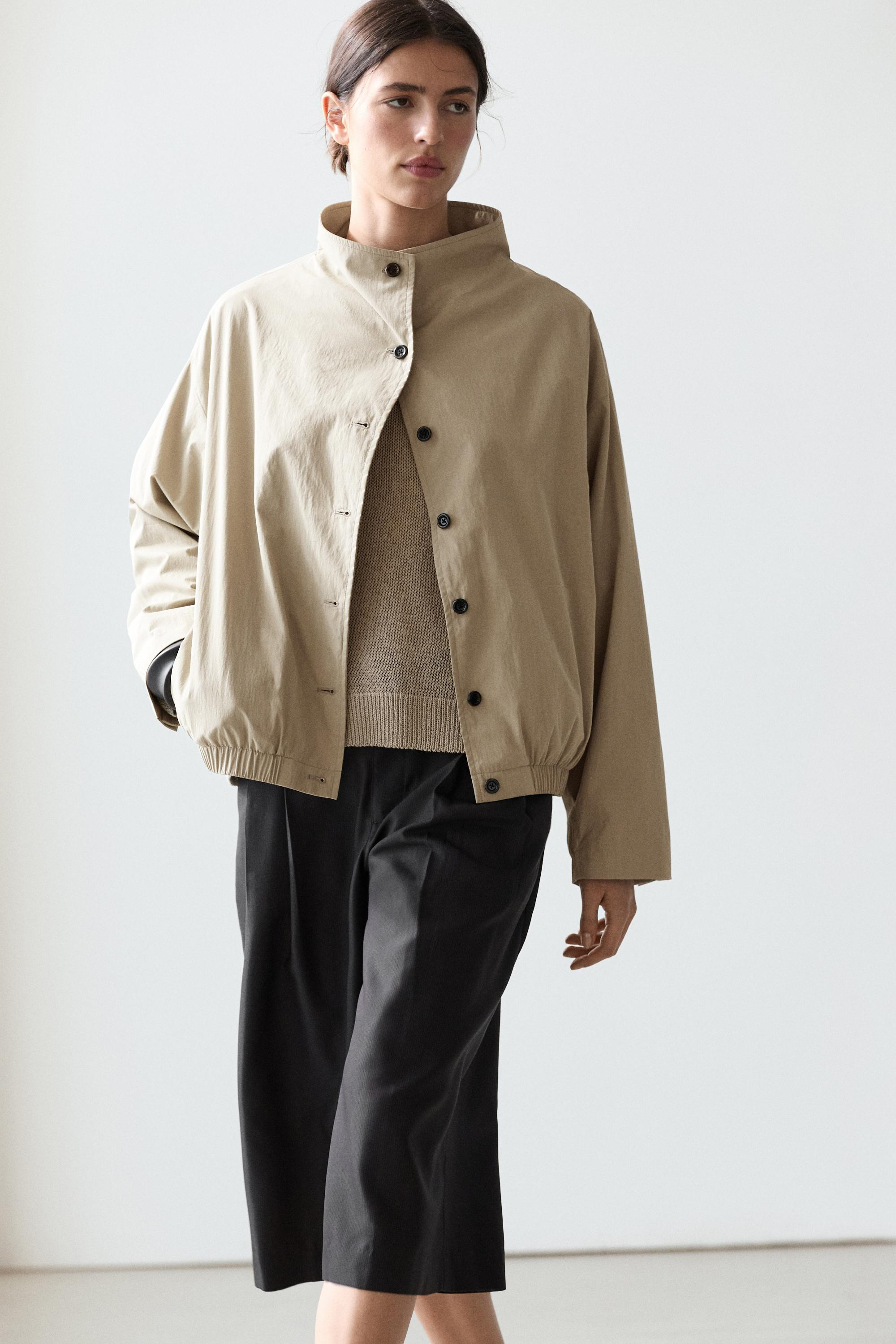 Bomber jacket with funnel neck | Massimo Dutti UK