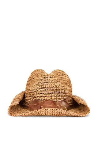 florabella Billie Cowboy Hat in Tan. | Revolve Clothing (Global)