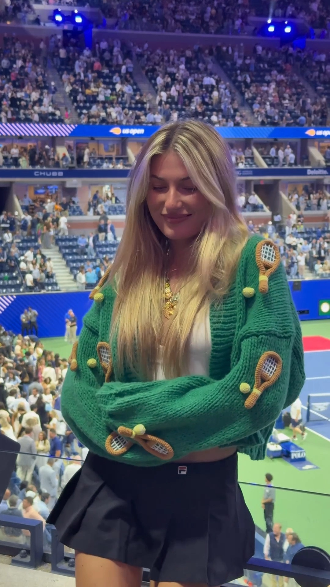 Tennis sweater and us open outfit 

#LTKActive #LTKStyleTip #LTKFindsUnder100