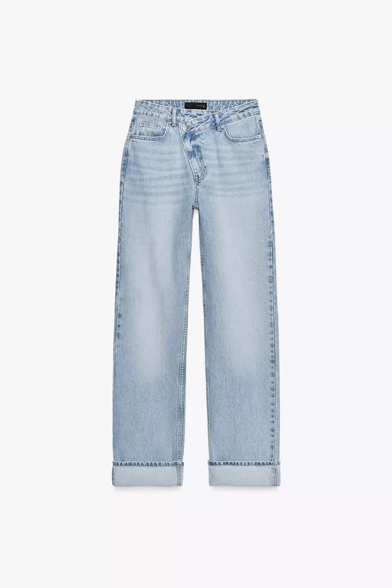 JEANS Z.09 CROSSOVER HIGH-WAIST FULL LENGTH | Zara UK