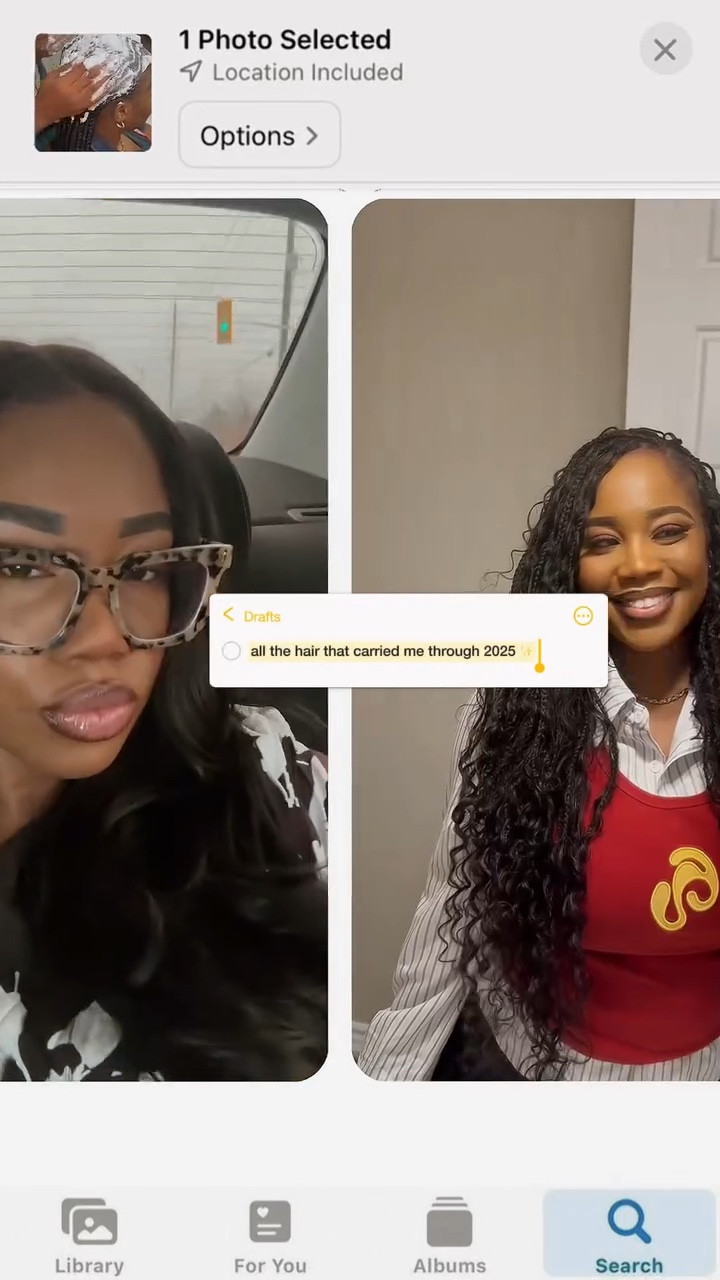 2025 hair wrapped 🤍 #stylebyemmanuela 
if i had to choose between my nails, lashes and hair, it’s honestly no contest 🙈. my hair stays always 💇🏾‍♀️

every style carried me through different seasons, moods and moments. this keeps me sane!

grateful for every style that showed up for me in 2025 and i’m excited to keep this tradition going in 2026 🫶🏾. 
.
.
.
#2025hairwrapped #bohobraid #frenchcurls #bodywavewigs

#LTKcanada #LTKbeauty #LTKstyletip