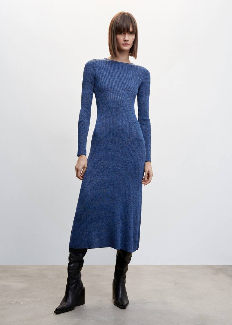 Lurex knit dress | MANGO (US)