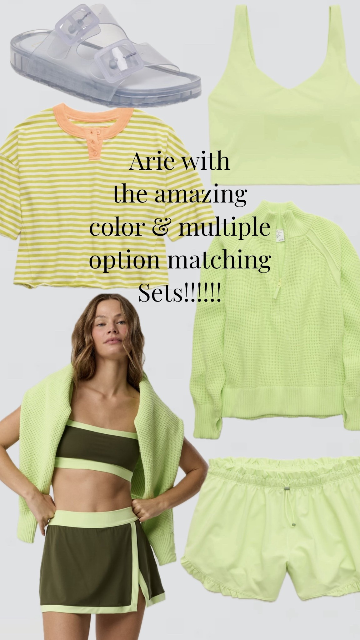 Okay if this is the color for spring IM EXCITED. Arie has color coordinated their website and suggestions making for a very easy click and shop. 

#LTKSaleAlert #LTKootd #LTKMidsize