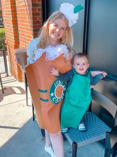 Frappuccino and barista mommy-and-me Halloween costume idea! 

#LTKHalloween #LTKkids #LTKfamily