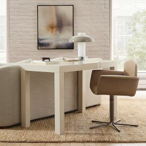 Parsons High Gloss Desk (48") | West Elm (US)