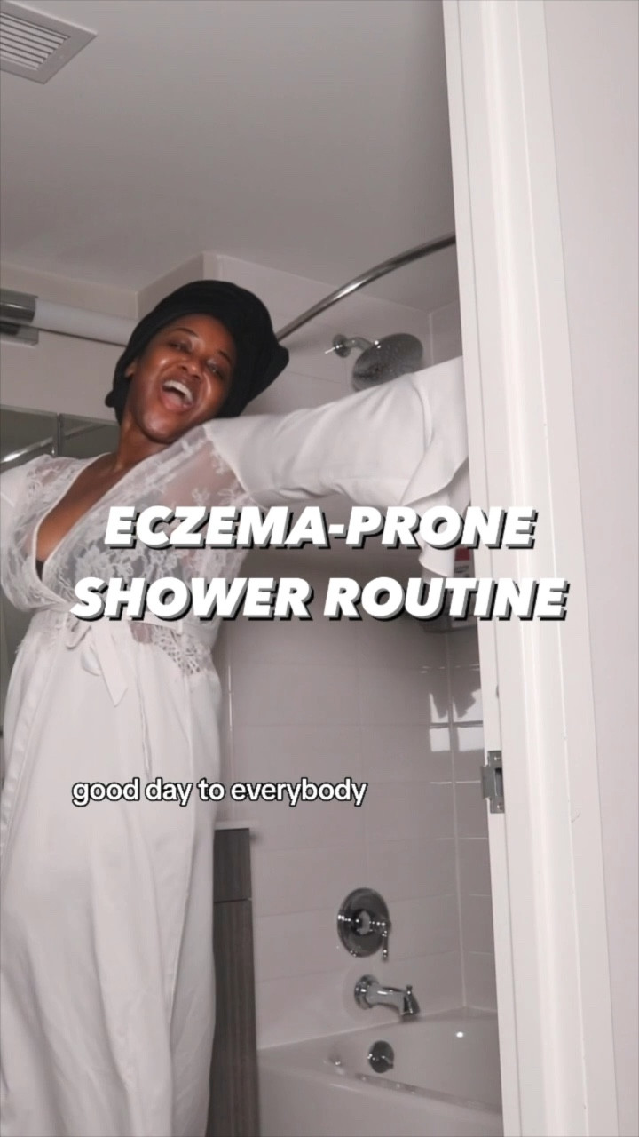 What’s your shower routine? Because get it wrong and you’ll be itchy by lunchtime 🤦🏾‍♀️ Y’all saw yesterday’s post—this time of year is not kind to our skin 🥹

#eucerinpartner #ad #targetpartner

ECZEMA-PRONE SKIN TIPS (also good general tips for fall/winter skin):

🚿 Bathe in WARM *NOT* boiling hot water. 

Hot water dries the skin and can contribute to damaging the skin’s barrier. And if you have eczema, your skin barrier is already impaired

🧴🧤 Overhaul your body care.

This time of year I often have to say goodbye to some of the products I can use in the summer (fragranced body washes, body scrubs, etc) and instead opt for gentle, fragrance-free options that soothe and protect my skin. The Eucerin Eczema Relief Cream & Body Wash are perfect for this. There’s also a baby version! 



⚠️ Exfoliate sparingly. 

Yes, I know some of y’all wanna be scrubbed within an inch of your life, but dry, eczema-prone skin is already impaired—exfoliating too often can cause more flare-ups (and you can wind up injuring your skin). 

So what do you do? Definitely skip the exfoliating when you have active flare-ups. Besides, so many things we do to our skin already count as exfoliation. Simply rubbing your hands against your skin counts as exfoliation.

When your barrier is healthy, limit exfoliating to 1-2 times a week and look into gentle exfoliants made for sensitive skin—maybe even the types made for your face


‼️ Avoid itchy fabrics
	Some wools and knits can further irritate the skin—try to avoid these or if you do wear  
them, consider layering something silk or satin underneath to protect your skin.

💦 Use a humidifier and limit indoor heating use—heat (and even AC) can be very drying on the skin. I am notorious for layering up instead of cranking the heat up. 

#MyEucerinJourney #EucerinUS #liketkit #shopltk


#LTKbeauty #LTKSeasonal #LTKfindsunder50