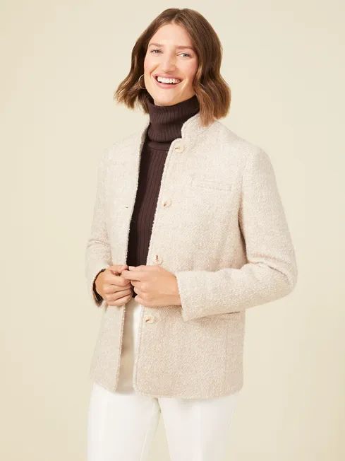 Blyx Wool Boucle Jacket | J.McLaughlin