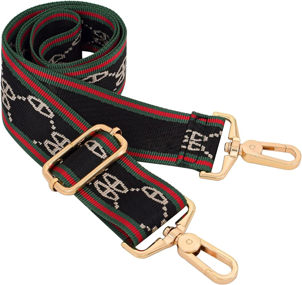 Strap Purse Crossbody Bag Strap Replacement Metal Swivel Hook Shoulder Strap Guitar Strap for Cro... | Amazon (US)