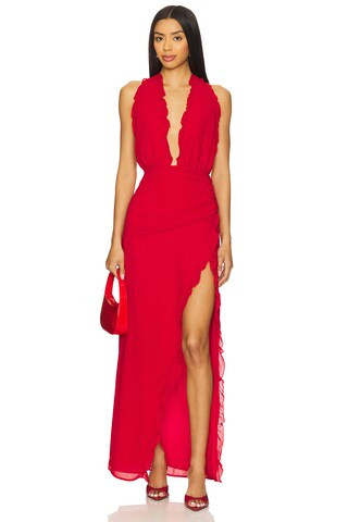 MORE TO COME Estrella Maxi Dress in Red from Revolve.com | Revolve Clothing (Global)