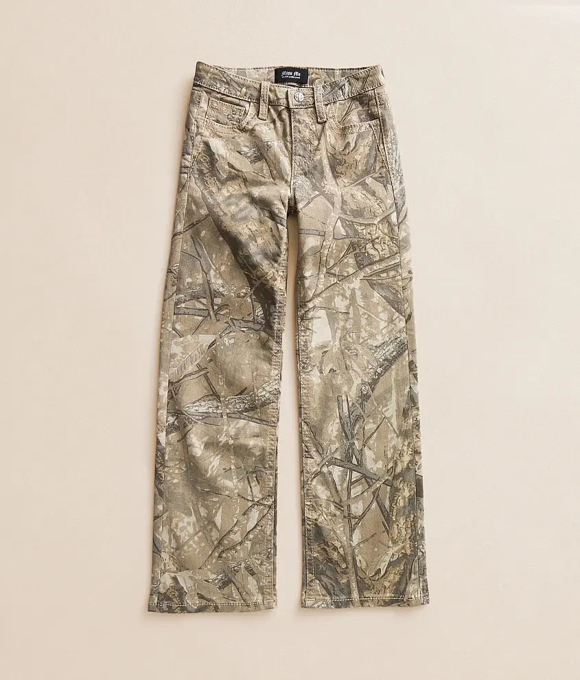 Girls - Camo Mid-Rise Wide Leg Stretch Jean | Buckle