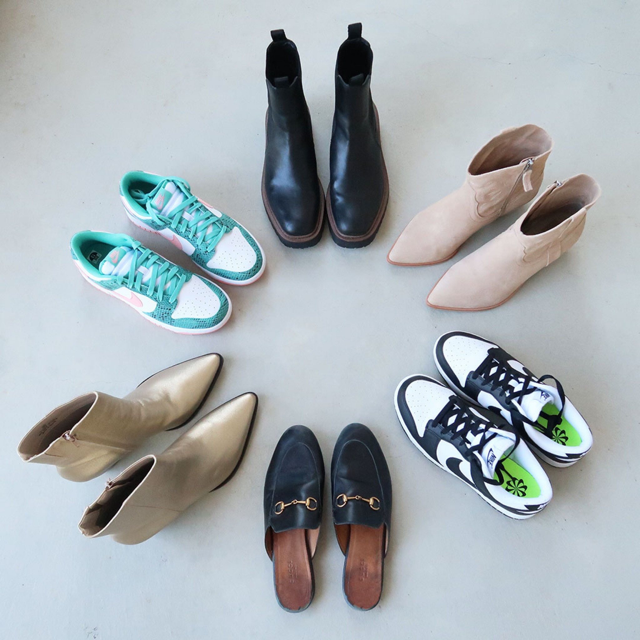 Fall shoe capsule ❤️ western style boots ❤️ golden boots ❤️ street sneakers and loafers ❤️

#LTKSeasonal #LTKstyletip #LTKshoecrush