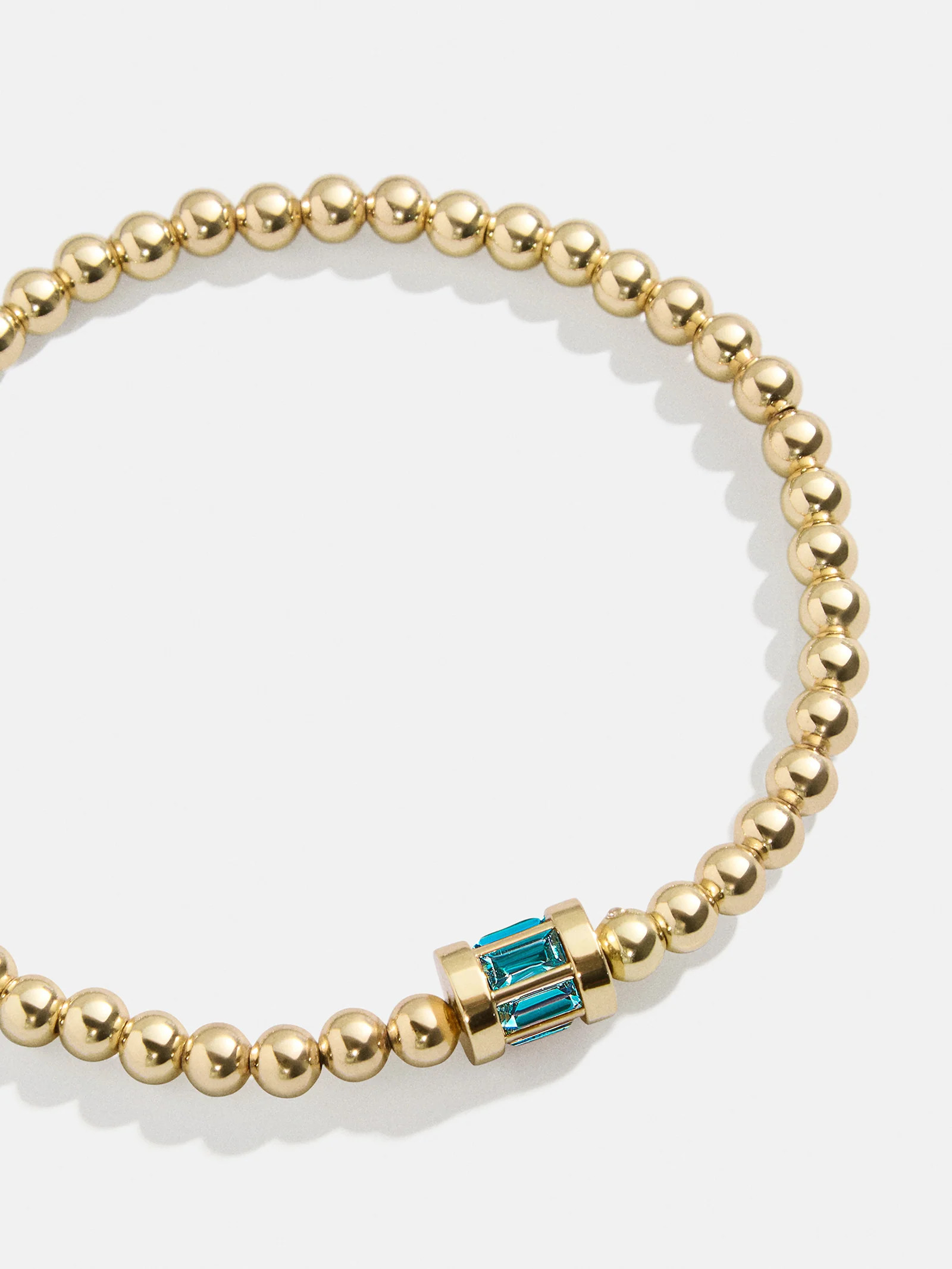 Tatum Birthstone Bracelet - Blue Zircon | BaubleBar