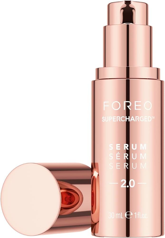 FOREO SUPERCHARGED SERUM 2.0 - Microcurrent Conductive Gel - Hyaluronic Acid Serum for Face - Squ... | Amazon (US)