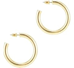 Chunky Hoop Earrings  | Amazon (US)