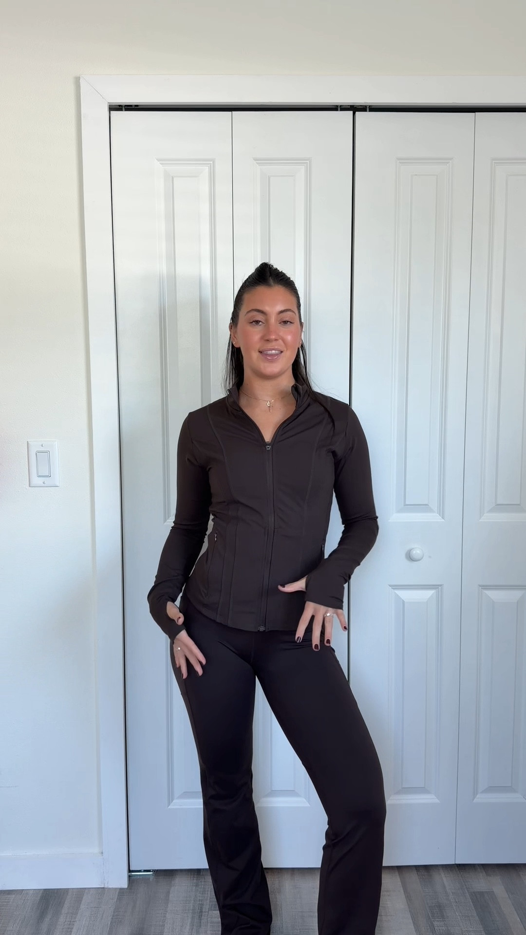 getting ready for the day in my ellie activewear! #LoveEllie 

matching set, brown, neutrals, yoga pants, bootcut pants 

#LTKGiftGuide #LTKSeasonal #LTKHoliday