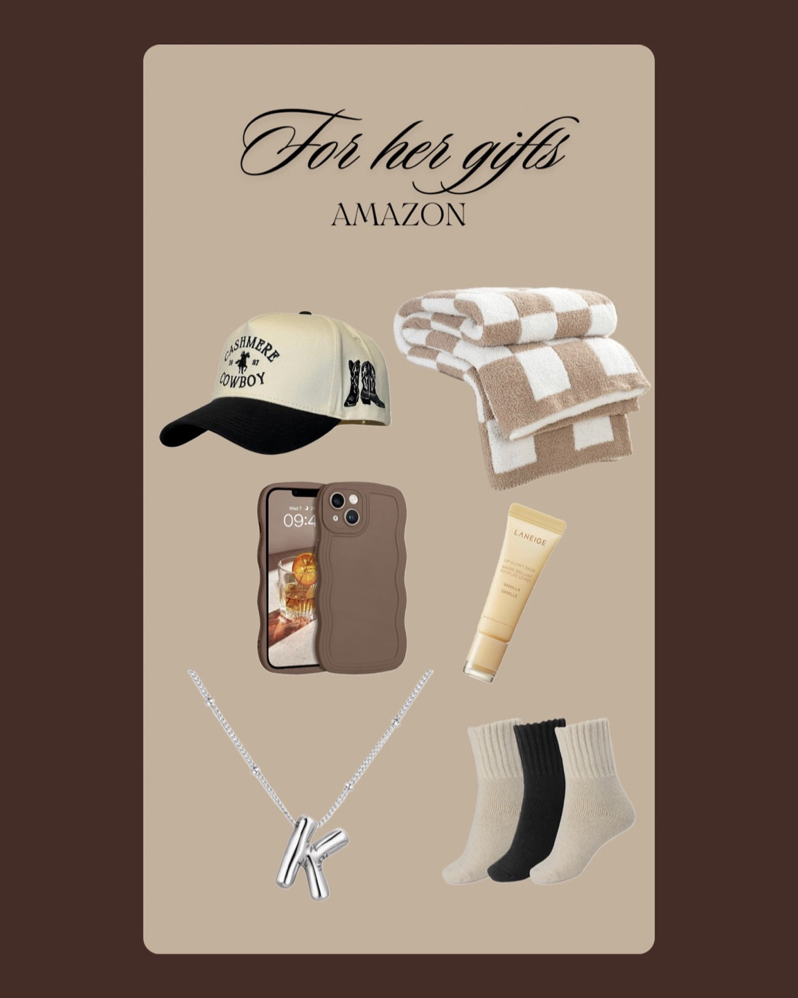 For her Gift guide on Amazon

#LTKGiftGuide #LTKHoliday #LTKFindsUnder100