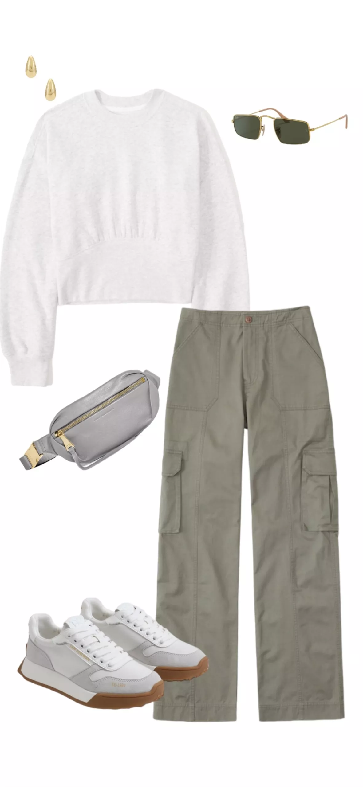 White Cargo Pants curated on LTK