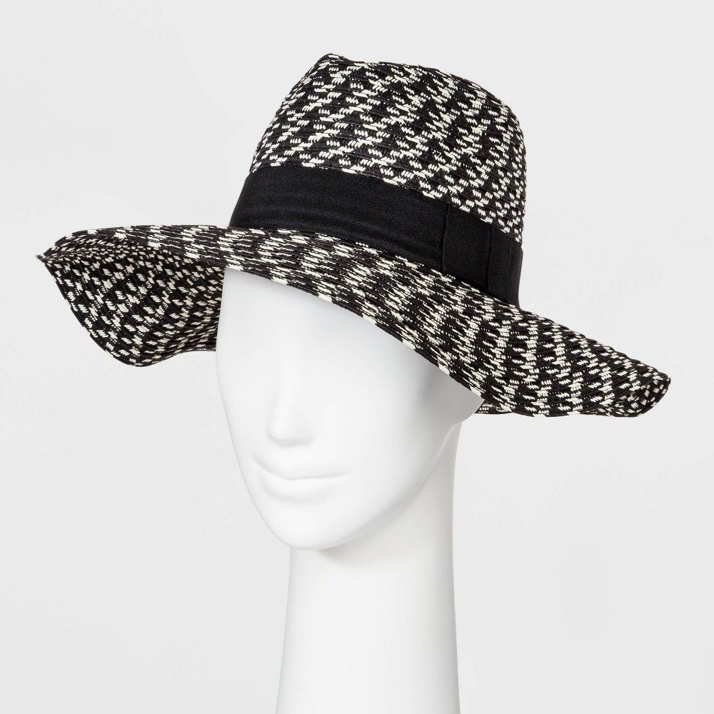 Women' traw Fedora Hat - A New Day™ Black | Target