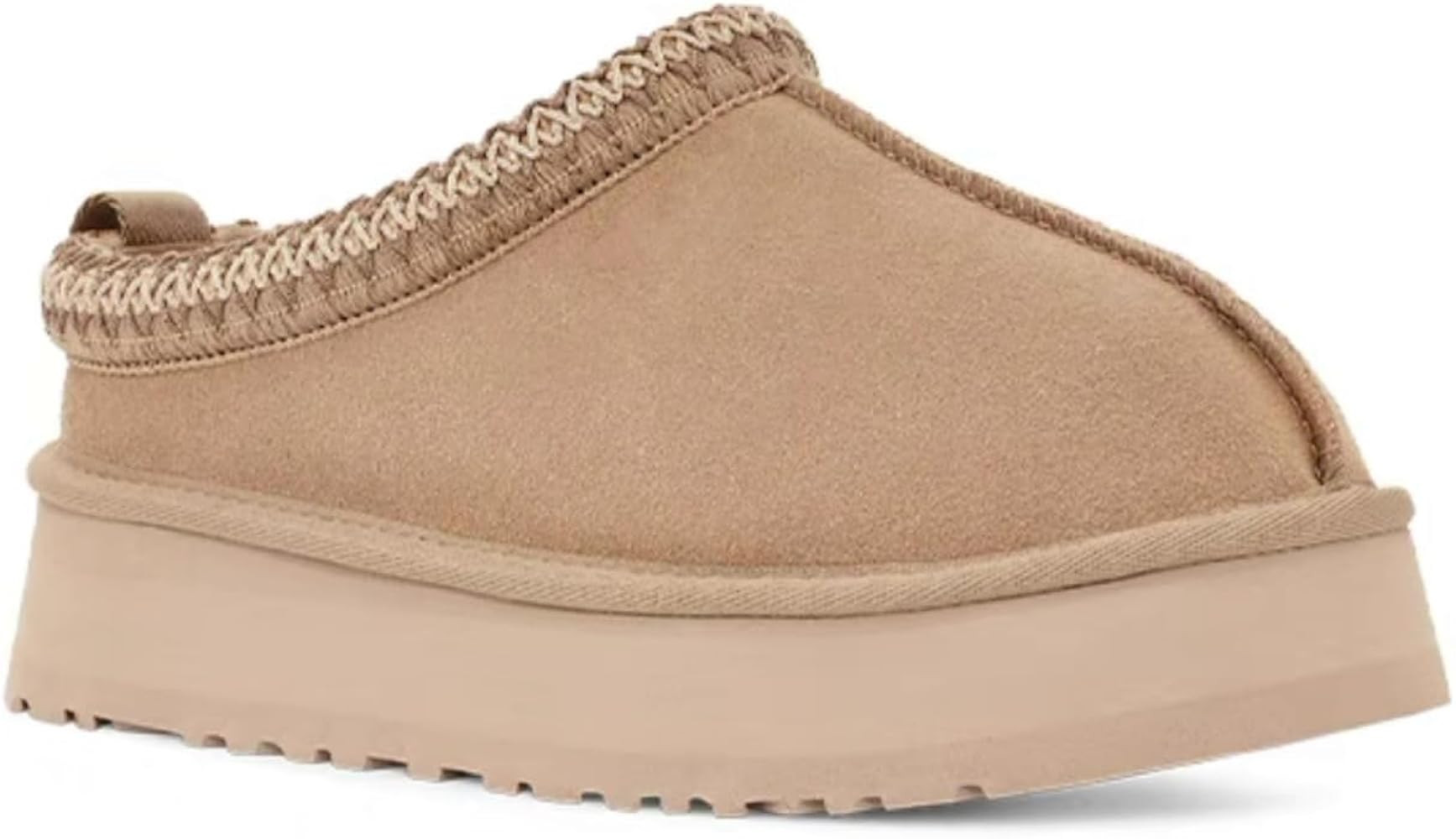 Women's Tasman Platform Mini Boots Fur Fleece Lined Suede Ankle Snow Boots | Amazon (US)