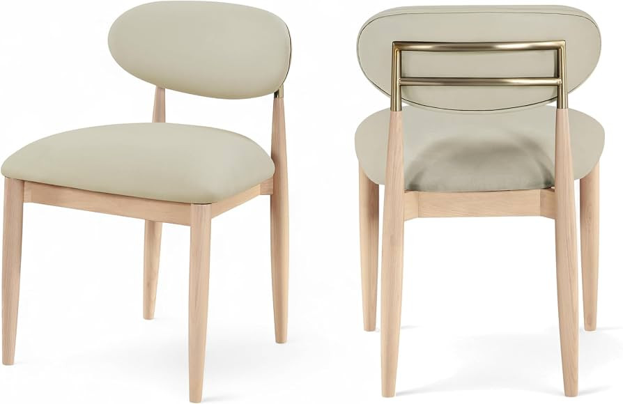 Meridian Furniture 11010Taupe-SC Riccio Collection Modern | Contemporary Dining Side Chair with T... | Amazon (US)
