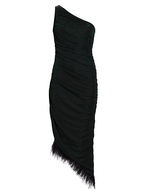 Saylor Hilaria Feather Rib-Knit Midi-Dress | Saks Fifth Avenue
