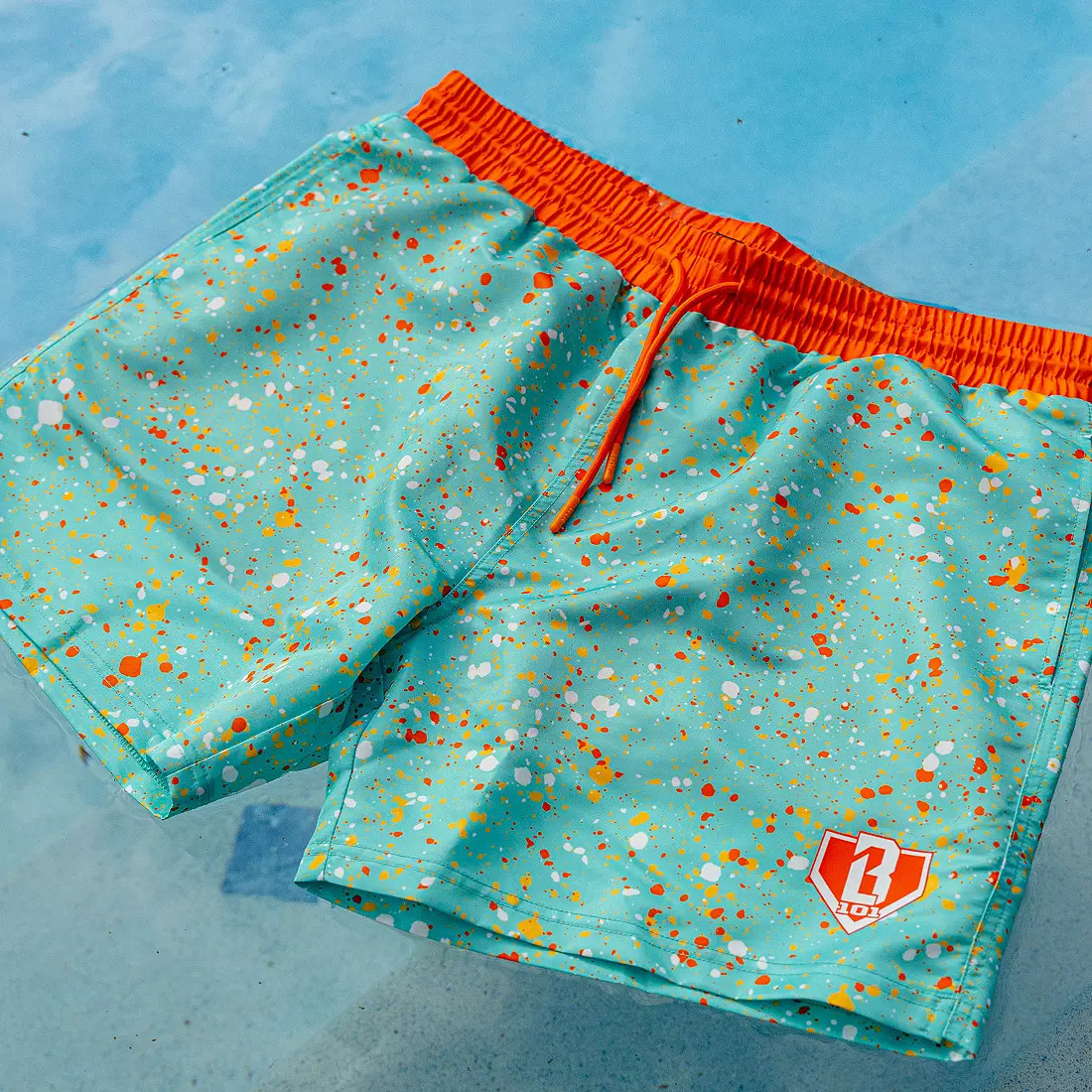 Baseball Lifestyle 101 Boys' Splatter Swim Trunks | DICK'S Sporting Goods