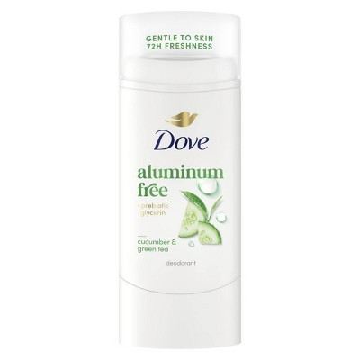 Dove Beauty Aluminum-Free Tea Deodorant Stick - Cucumber & Green - 2.4oz | Target