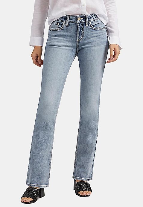 Silver Jeans Co.® Suki Slim Boot Curvy Mid Rise Jean | Maurices