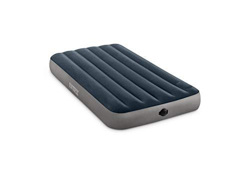 Intex 64781E Dura-Beam Standard Single-High Air Mattress: Fiber-Tech – Twin Size – 2-Step Pump – 10in Bed Height – 300lb Weight Capacity | Amazon (US)