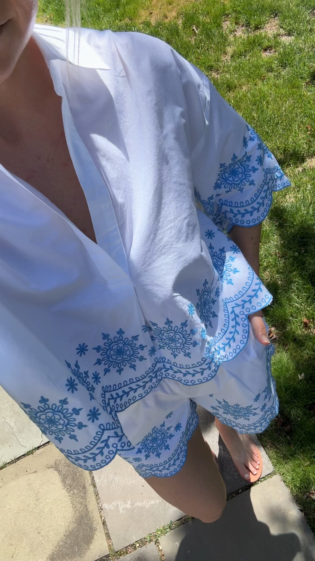 My OOTD is 25% off with code FAM25 // wearing smalls & love the embroidery detail 

#LTKSaleAlert